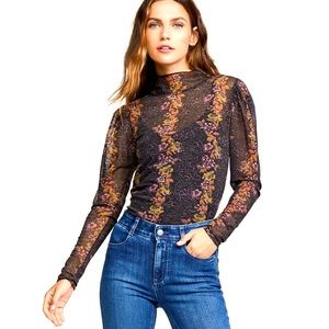 FREE PEOPLE amber turtleneck - small